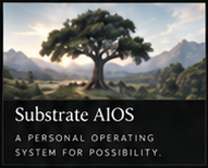 Generated visual study for a substrate AI system